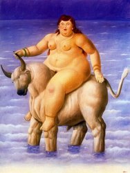 Fernando Botero, rapto de europa